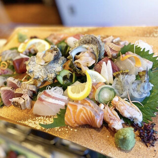 Fresh seafood! Fresh fish directly from the central market! ! Luxurious sashimi platter of premium kaiseki