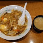 宝来 - 令和4年9月
中華丼(スープ付) 600円