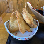 市場食堂 日保丸 - アジフライ3尾