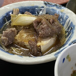 Warai Tobe - 牛すき焼の出汁が美味しい、ただ冷めてて残念