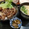 Hajime - 中落ちカルビ丼、半うどんセット