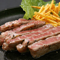 近江牛リブロースの鉄板焼きステーキ 150ｇ