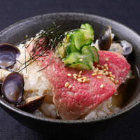 近江牛焼き霜の琵琶湖しじみ出汁茶漬け