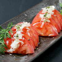 桃太郎トマトの丸ごと１個スライス