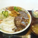 やまごや - ディッシュハンバーグ　カレー新メニューです