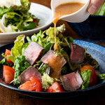 Roast beef salad