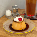 喫茶 Stove - アイスティー、龍のたまごのプリン