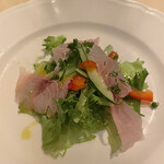 コージ・コルディアーレ - 鮮魚のカルパッチョ サラダ仕立て