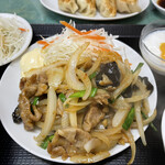 中華料理 三喜 - 日替わり 生姜焼き定食