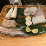 一心 金子 - 途中ですが本日の食材