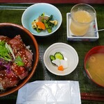 金澤屋牛肉店 - ステーキ丼(ご飯大盛り無料)¥1250税込(R4.9.26撮影)