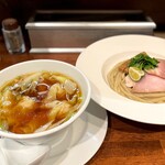 麺や 維新 - つけ麺 + ワンタン