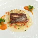 Private Dining Brise Verte - 白身魚のパディ仕立て デュグレレソース