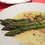 トラットリア・オゼール - アスパラのアーリオ・オーリオ