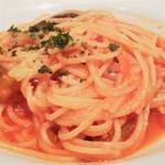 トラットリア・オゼール - トマトとナスのスパゲティー