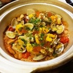 魚の家 - 海鮮パエリア（野菜コース）