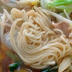 台方ラーメン - 麺がほぐれてない