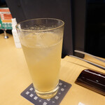 瓢斗 - アラごし梅酒のソーダ割り