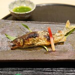 新ばし 星野 - 高瀬川の鮎塩焼き