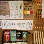 BEER STAND NIKKOROYA - メニュー