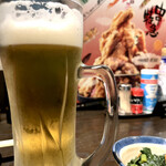 Kushi tokkyuu - 生ビールで　90分飲み放開始