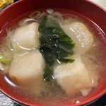 魚吉食堂 - お麩の味噌汁