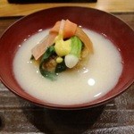 銀座おかもと - 海老芋の白みそ椀