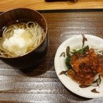 銀座おかもと - おろし蕎麦　いくら浸け
