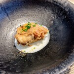 La Brianza - 真鯛フリテッレココナッツと柚子胡椒のソース。真鯛のふんわりホクホク感さっくり衣ココナッツの香りと風味みんな美味しい大好き♡