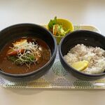 パーク イン カフェ スゥリール - ポークスープカレーセット（1,000円）