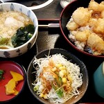 お多福 - ホタテ丼とミニうどん(Aセット)