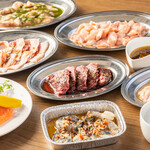 Yakiniku To Wain Tobisuke - 美味しいお肉と前菜満足セット