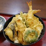 Tempura Koryouri Bunkin - エビ天丼定食