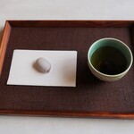 Mannendou - 干菓子　＆　ほうじ茶