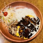 びっくりドンキー - オムデミチーズバーグディッシュ