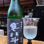 鮨匠 のむら - お酒⑩寒北斗　純米超辛口60生酒(福岡)
      米品種:福岡県産酒造好適米100%、精米歩合60%