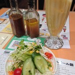 Cafe＆kitchen オリエンタルSAPANA - ■タージマハールセット 2000円(内税))/ マンゴーラッシー 150円(内税)■