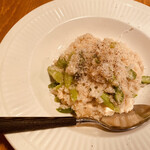 Bacco - アスパラと鰆の真子のやつ。