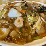 チャイナキッチン 桂慎 - 特盛あんかけ焼きそば@950円