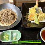 竹葉亭 - 手打ち田舎蕎麦&天麩羅ランチ@1,595円
