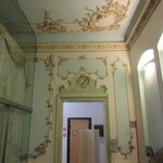 HOTEL GRAND'ITALIA - 朝食会場入り口、隣のカーテンのかかっている部屋は次の日、特別に私には見せてくれました。次回、写真を載せます。