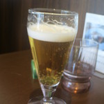 Sutekiyama - サービスのグラスビール