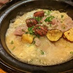 いっ木 - 掛川産栗と地場産牛肩ロース入りの雑炊