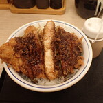 Katsuya - ソースカツ丼（竹）断面