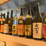 お食事処 あかだも - 様々な焼酎を在庫