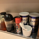 お食事処 あかだも - 卓上調味料