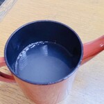 そばの里いろは - きちんとタイミング見計らって蕎麦湯登場