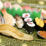 Sushi Tei - 板さんおまかせにぎり。