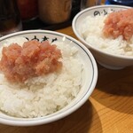 田中商店 - 【再訪】明太子ご飯＆韓国風明太子ご飯(同じに見えるww)