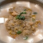 恩福 - 土鍋カニ味噌豆腐